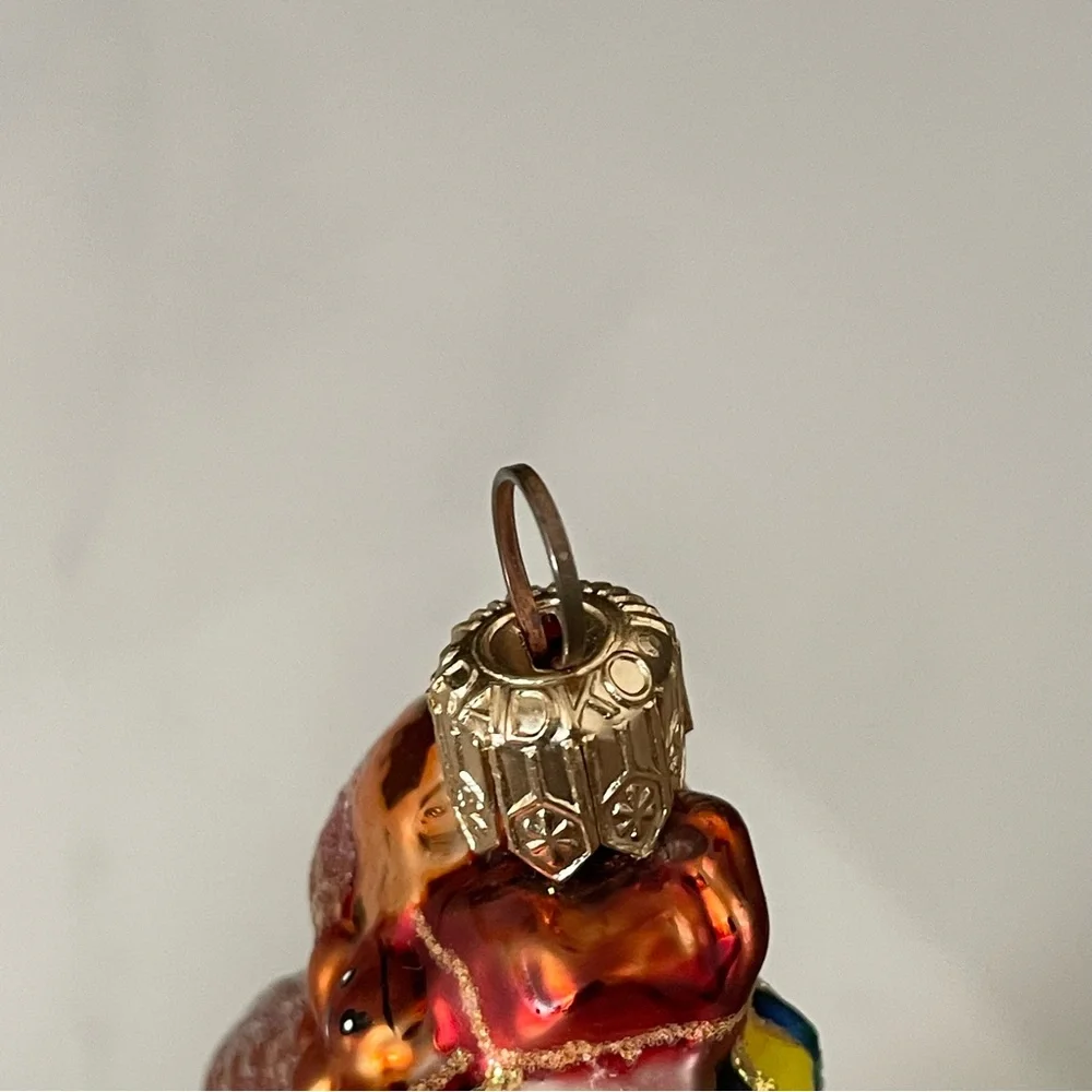 Santa in Striped Coat with Lantern - Ornament by Christopher Radko